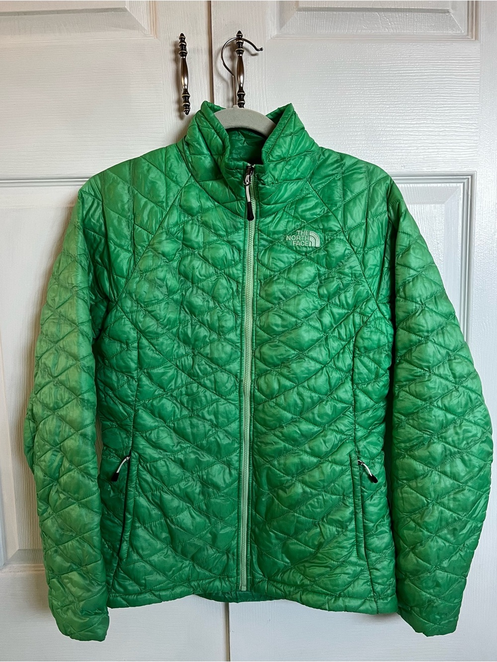 The North Face Women's Quilted Puffer Jacket — Green
